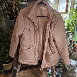 Maurices Light Pink Quilted Puffer Jacket